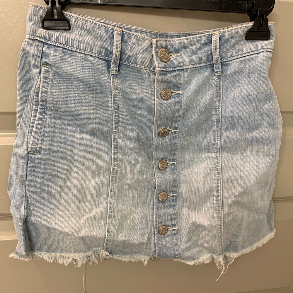 American eagle high waisted denim skirt